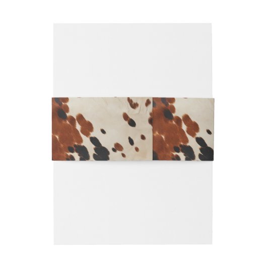 Western Wedding Cowhide Bly Band (Rückseitenbeispiel)