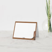 Western Wedding Day Vielen Dank an den Verkäufer Karte (Rückseite)