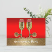 Western Wedding Einladung Jubiläum Party (Stehend Vorderseite)