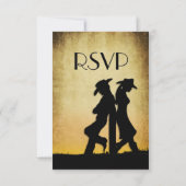 Western Wedding RSVP (Rückseite)