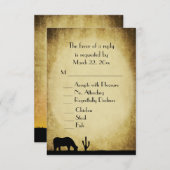 Western Wedding RSVP (Vorne/Hinten)