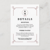 Western Wedding Rustic Cowboy Wedding Begleitkarte (Vorderseite)