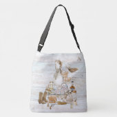 *~* Western Weibliches Pferd Floral Hat Gun Rustik Tragetaschen Mit Langen Trägern (Rückseite)