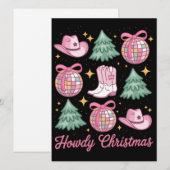 Western Weihnachten Coquette Howd Mädchen Stiefel  (Vorne/Hinten)