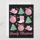 Western Weihnachten Coquette Howd Mädchen Stiefel  (Vorderseite)