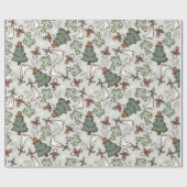 Western Weihnachten Geschenkpapier (Flach)