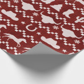 Western Weihnachten Geschenkpapier (Ecke)