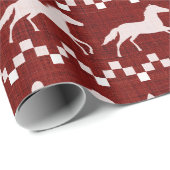 Western Weihnachten Geschenkpapier (Rolleneckpunkt)