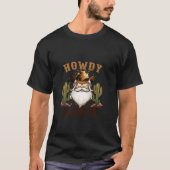 Western Weihnachten Howdy Cowboy Weihnachten Wie W T-Shirt (Vorderseite)