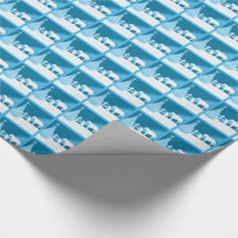 Western Weihnachts Cowboy Prachen Geschenkpapier