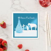 Western Weihnachts Cowboy Prachen Serviette (Beispiel)