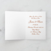 Western Weihnachts-Einladung Einladung (Innenseite)