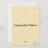 Western Weihnachts-Foto Weihnachtskarte Feiertagskarte (Rückseite)