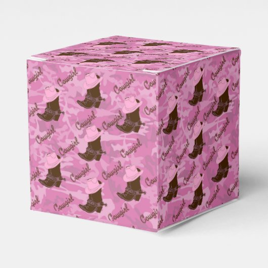 Western Weihnachts-Gastgeschenk oder Geschenkboxen Geschenkschachtel (Vorderseite)