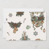 Western Weihnachts-Party Danke-Foto Einladung (Rückseite)