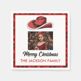 Western Weihnachts-Party Serviette