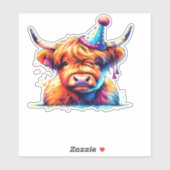 Western Weihnachtskuh Essenzieller T - Shirt Aufkleber (Blatt)