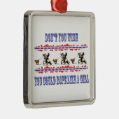 Western Weihnachtsschmuck Rodeo Calf Roping (Rechts)