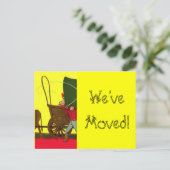 Western West Wagon - Neue Postkarte (Stehend Vorderseite)