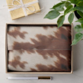 Western White Brown Black Cowhide Seidenpapier (Geschenk)