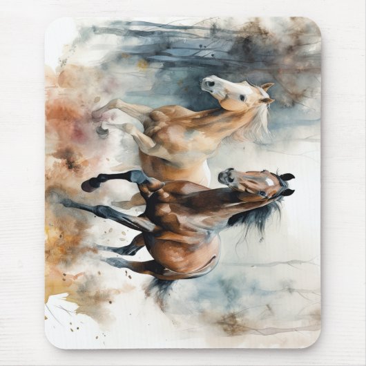 Western Wild Horse Mousepad (Vorne)