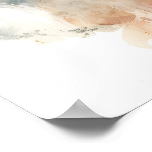 Western Wild Horse Poster (Ecke)