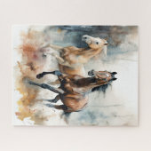 Western Wild Horse Puzzle (Horizontal)