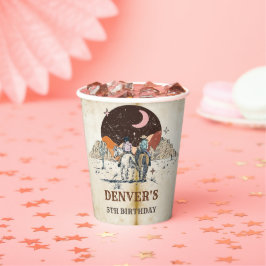 Western Wild West Cowboy Birthday Party Paper Cups Pappbecher