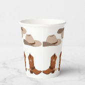 Western Wild West Cowboy Birthday Party Pappbecher (Rechts)