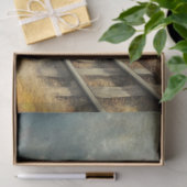 Western-Wild-West-Eisenbahnlinie in Prärie Seidenpapier (Geschenk)