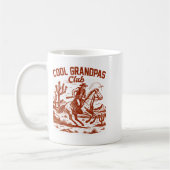 Western Wild West Grandpa Papa Cool Grandpas Club  Kaffeetasse (Links)