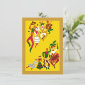 Western Wild West Party Einladung Cowboy (Stehend Vorderseite)