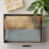 Western Wild West verlassene Eisenbahnlinie Seidenpapier (Geschenk)