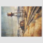 Western Wild West verlassene Eisenbahnlinie Seidenpapier (Vorderseite)