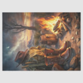 Western-Wildwest-Cowboy-Stiefel Feuerrie Seidenpapier (Vorderseite)