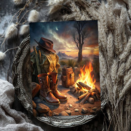 Western-Wildwest-Cowboy-Stiefel Feuerrie Seidenpapier