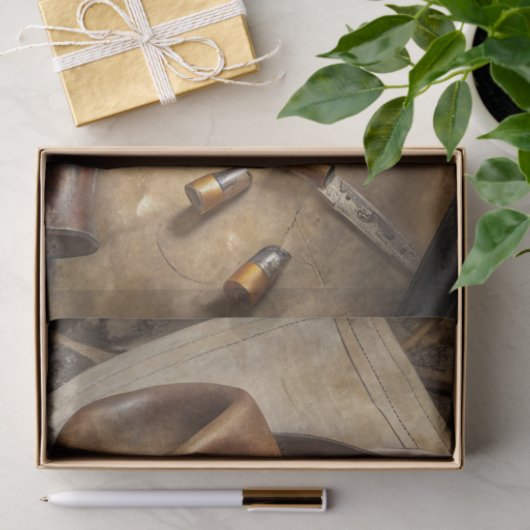 Western-Wildwest-Cowboyhütte Seidenpapier (Geschenk)