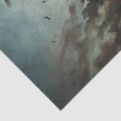 Western Wildwest kleines Holzhaus in Prärie Seidenpapier (Detail)