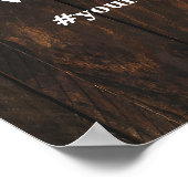 Western Willkommen Cowgirl Boots Hat Brautparty Poster (Ecke)