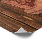 Western Willkommen Kleine OM Cowboy Babydusche Poster (Ecke)