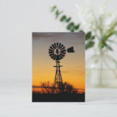 Western Windmill Postkarte (Stehend Vorderseite)