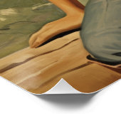 Western Winds of Romance: Wild West Whispers Poster (Ecke)