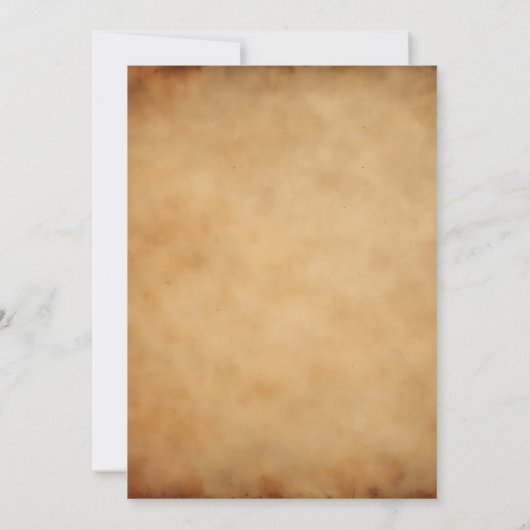 Western Wollte Cowboy Einladung zum Geburtstag (Rückseite)