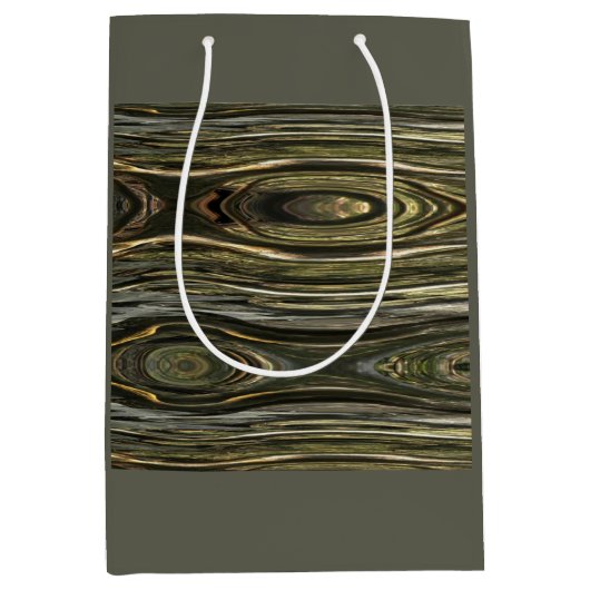 Western Wood Illusion Mittlere Geschenktüte (Vorderseite)