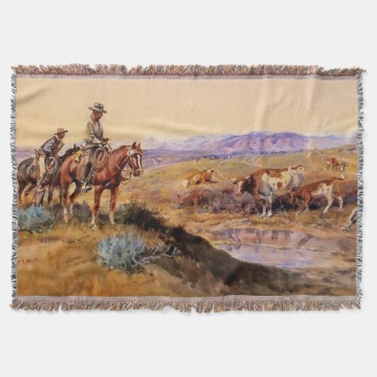 Western "Work Over" Art von Charles M Russell Decke (Vorderseite)