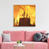 Western World Leinwanddruck (Insitu (Wohnzimmer))