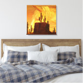 Western World Leinwanddruck (Insitu (Schlafzimmer))