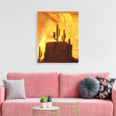 Western World Leinwanddruck (Insitu (Wohnzimmer))