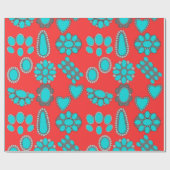 Western Wrapping Paper Geschenkpapier (Flach)