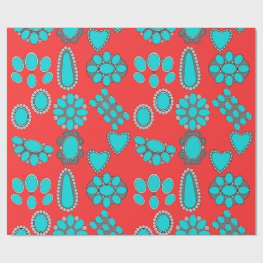 Western Wrapping Paper Geschenkpapier (Flach)